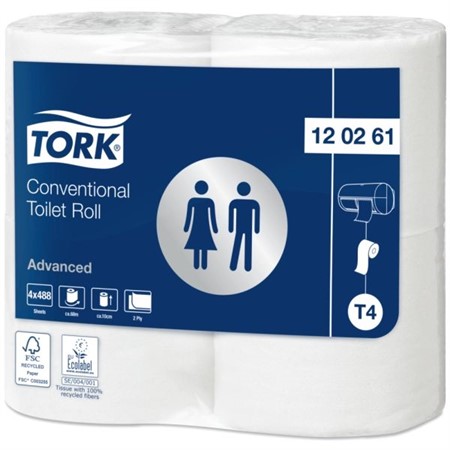 Toalettpapper Vit T4, King Size