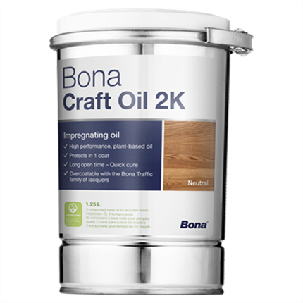 Bona Craft Oil 2K Neutral, 1,25 liter
