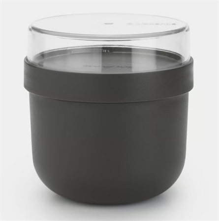 Brabantia Make &amp; Take Frukostskål Mörkgrå, 0,5L
