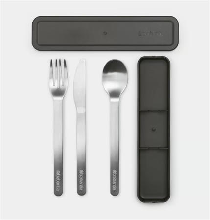 Brabantia Make & Take Bestickset Dark Grey