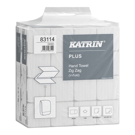 Katrin Plus Handduk H3 Vit, 23x20,7cm