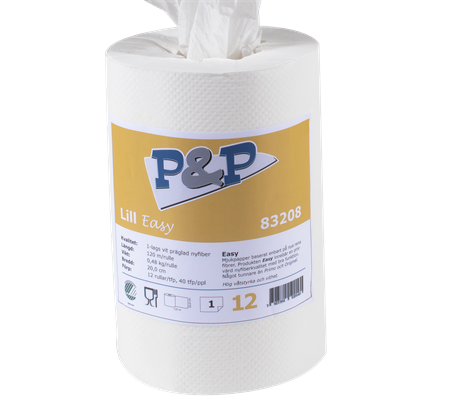 Lilltork P&P Easy Vit, 1-Lag,(40/pall)