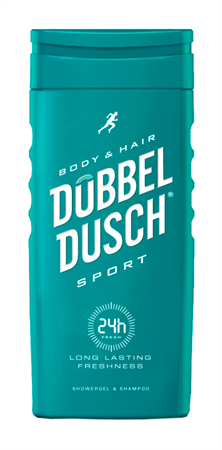 Dubbeldusch Sport Grön, 250ml